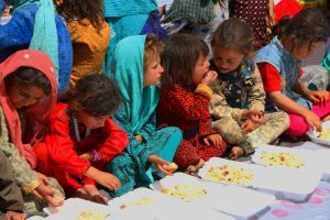 Feeding refugees for Qurban