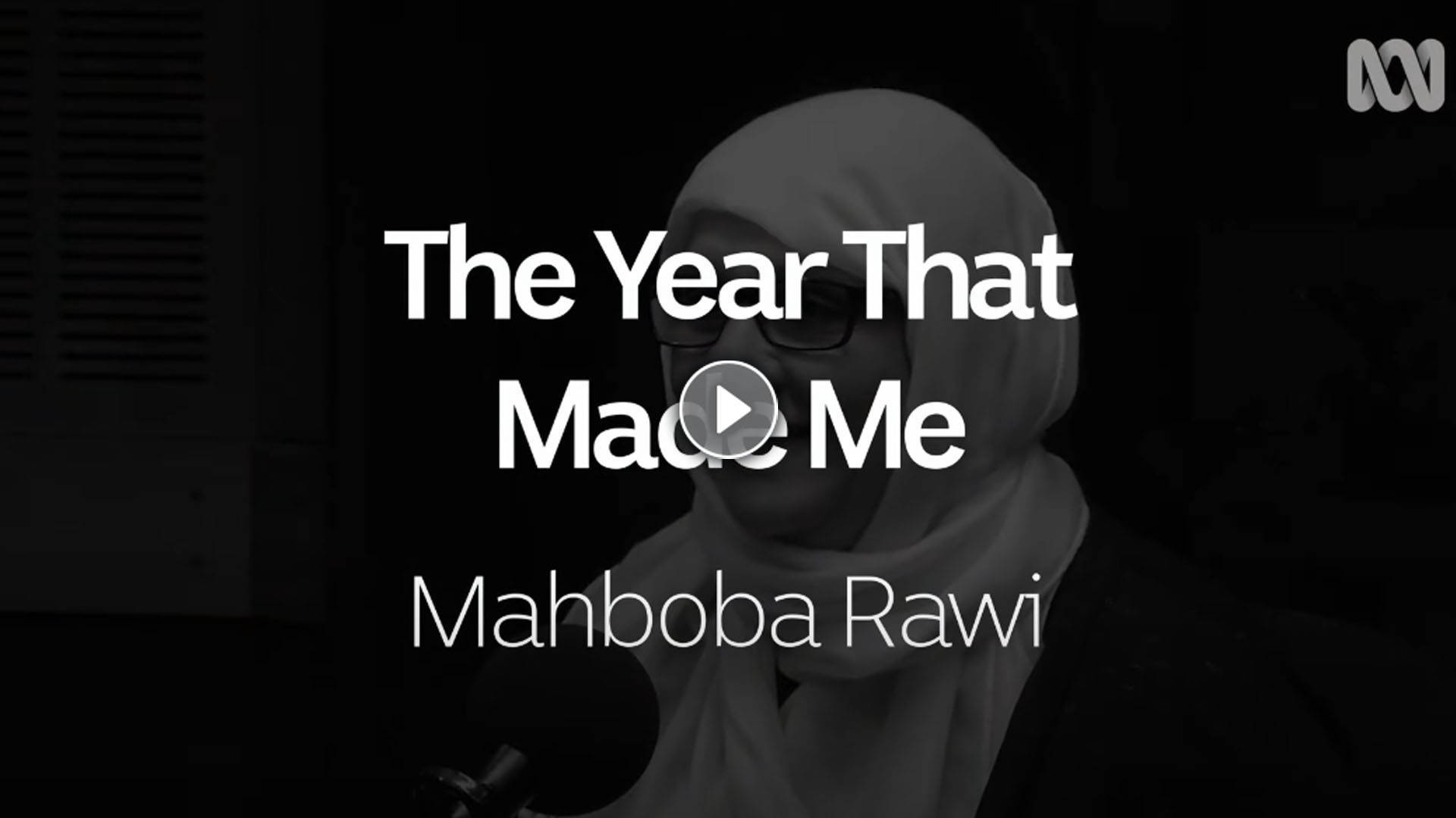 The tragedy behind Mahboba Rawi’s promise – the year that made me | Radio National – Poster Frame